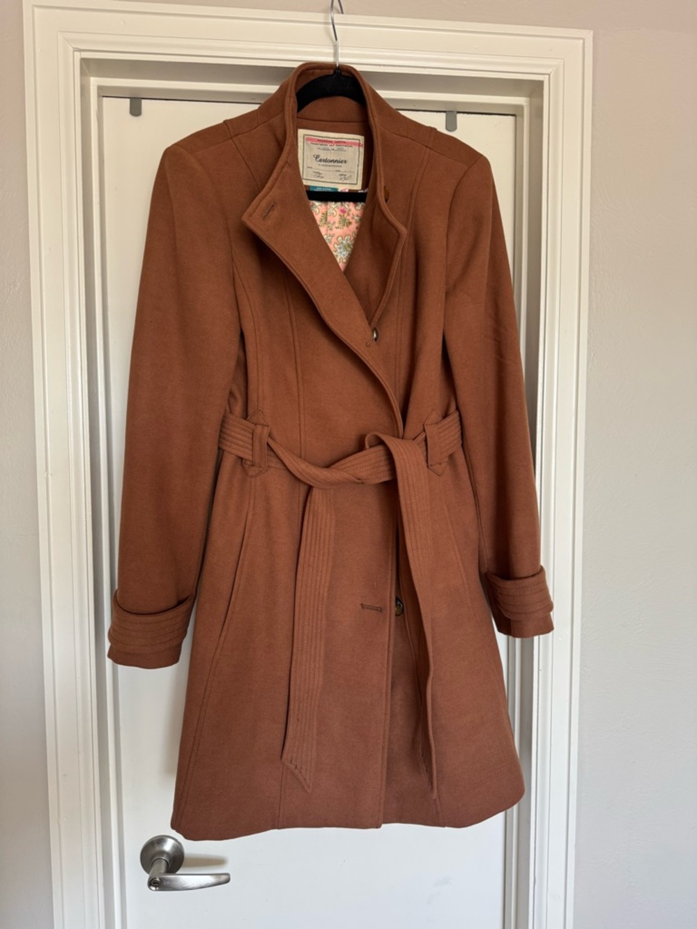 Cartonnier by Anthropologie
Camel Belted Fit & Flare Coat